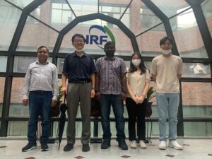 Visit to Nation Research Foundation, Daejon, South Korea. August 2020